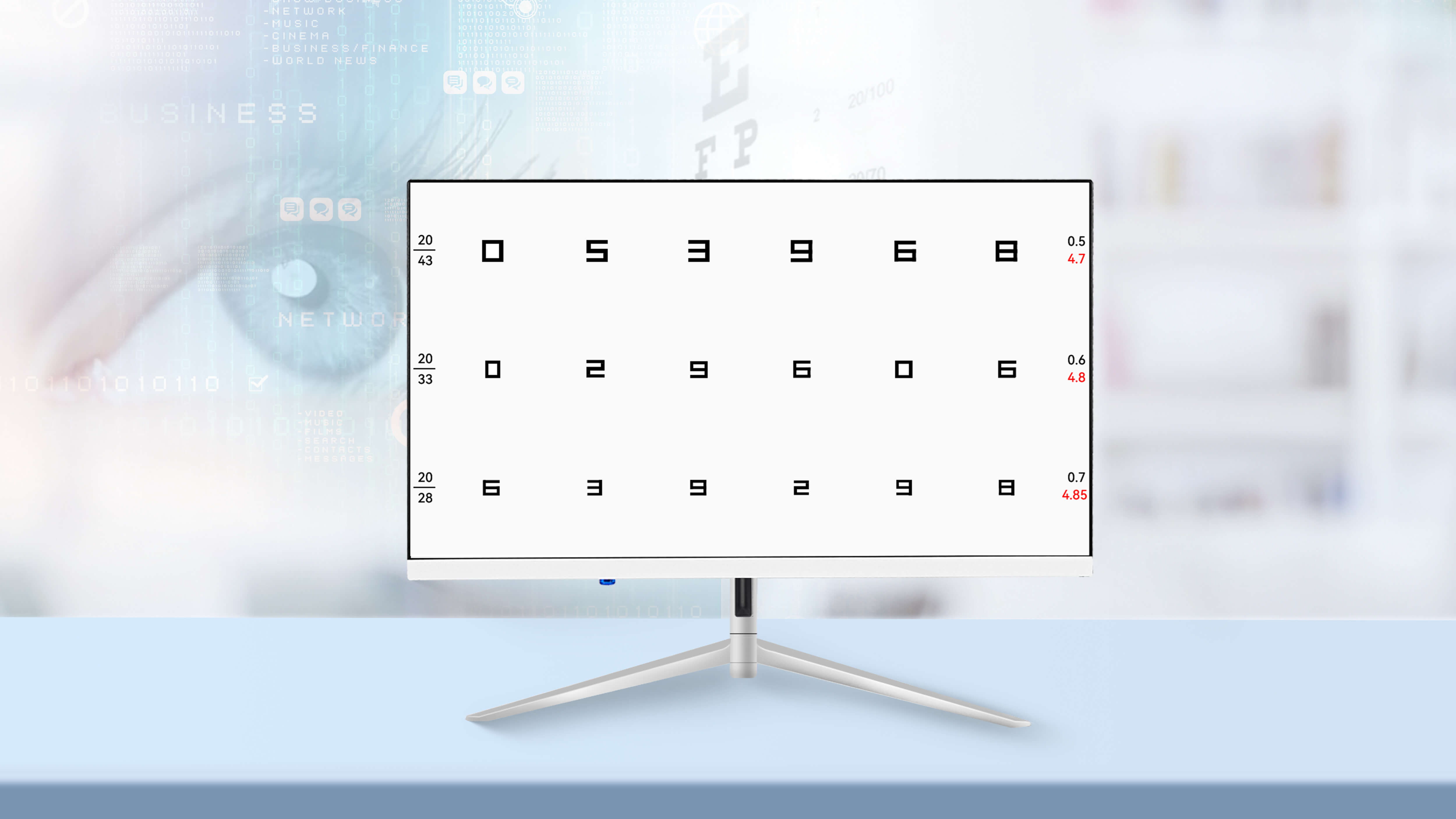 215F Visual Test Chart