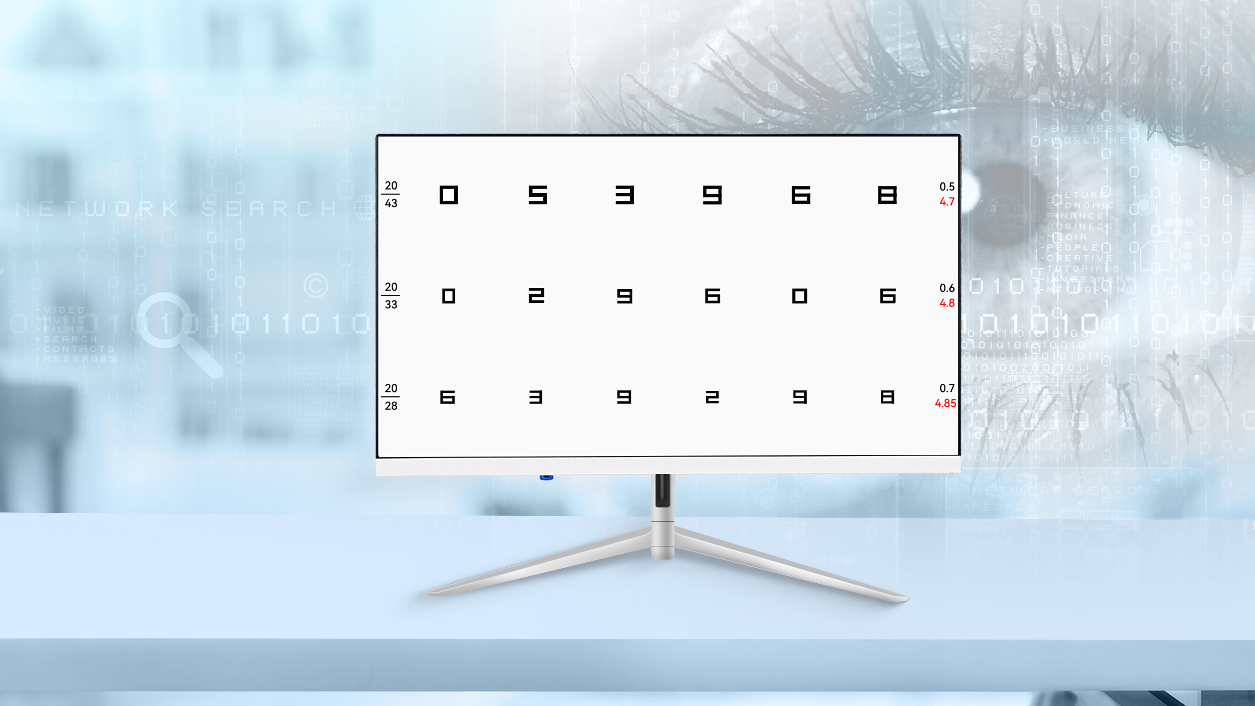 215F Visual Test Chart